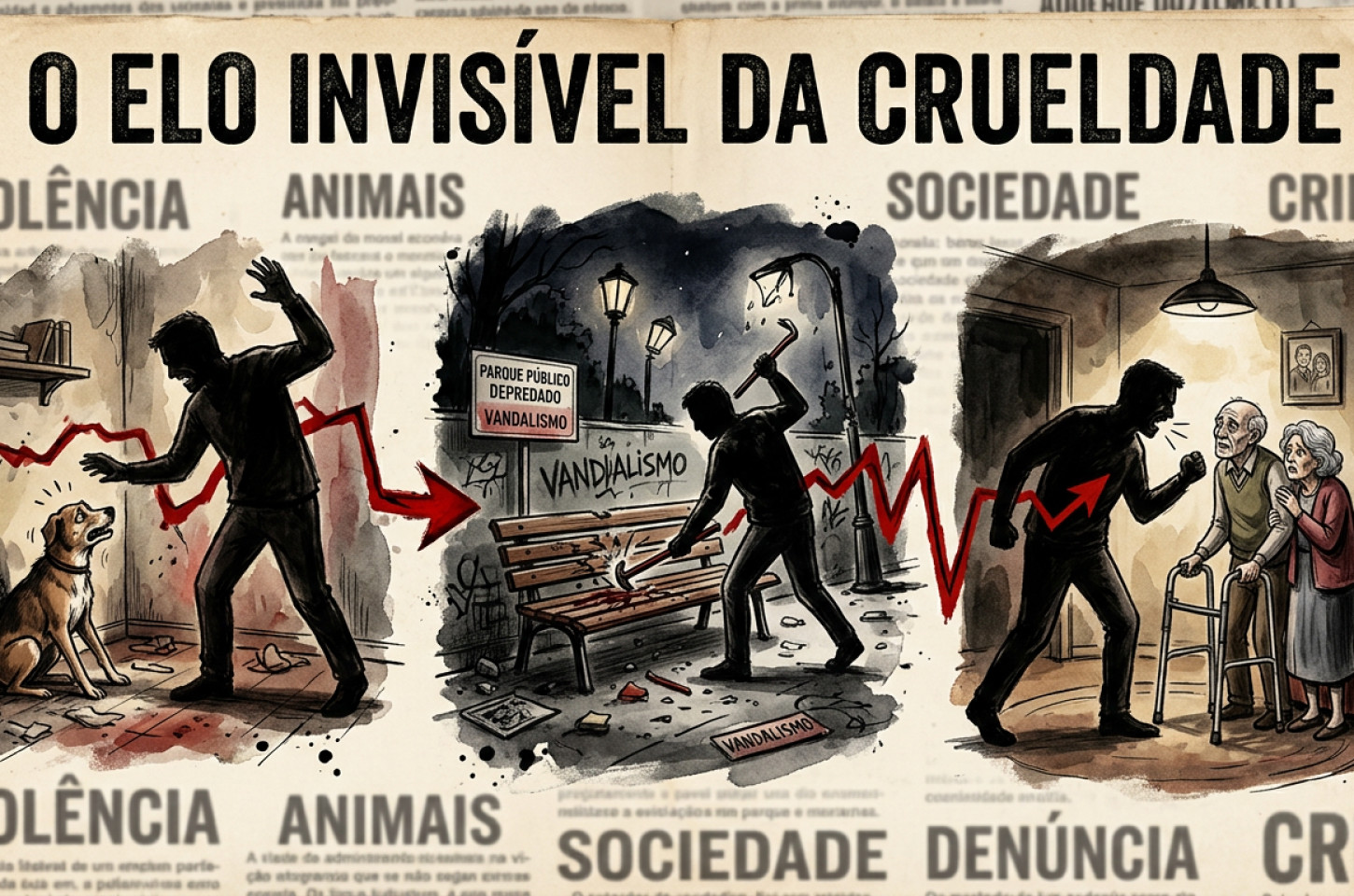 O Elo Invisível da Violência: Dos Maus-Tratos ao Caos Social
