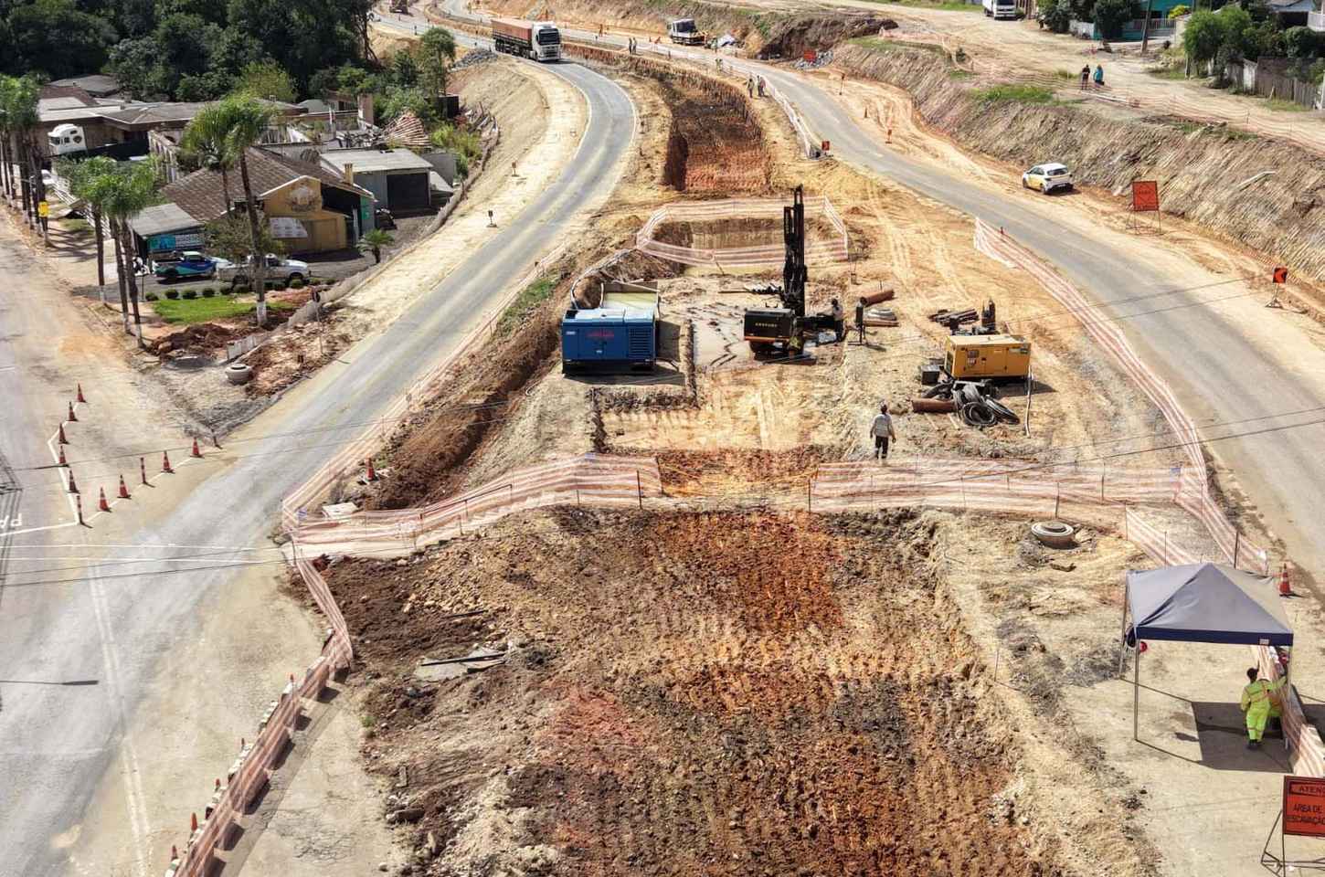 Obra da PR-151 entre Ponta Grossa e Palmeira já tem 45,6% de execução