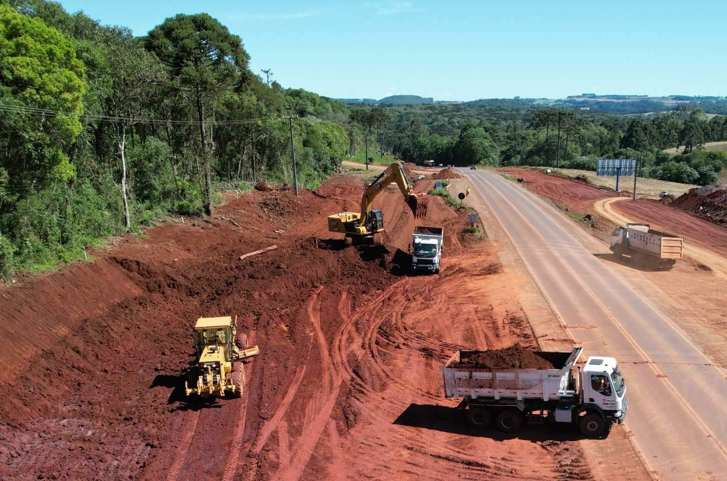 Obra de duplicação interdita rodovia no Paraná nesta quarta-feira