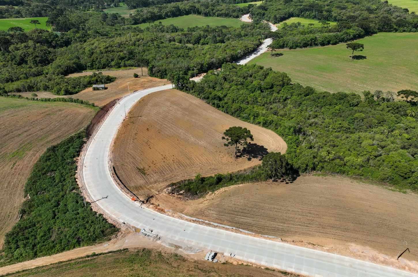 Obra de ligação Mandirituba-São José dos Pinhais atinge 50% de execução