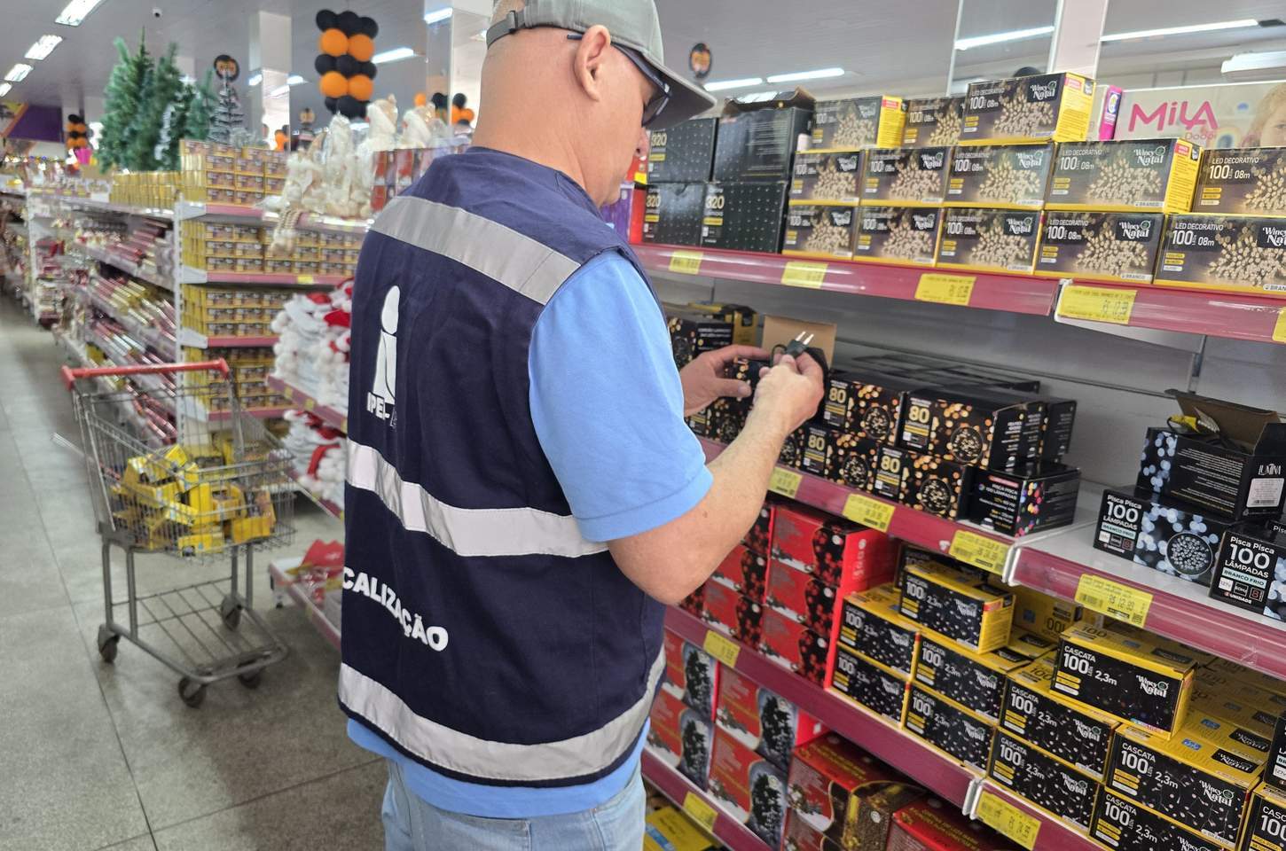 Operação Natal Seguro do Inmetro encontra 90 mil produtos irregulares