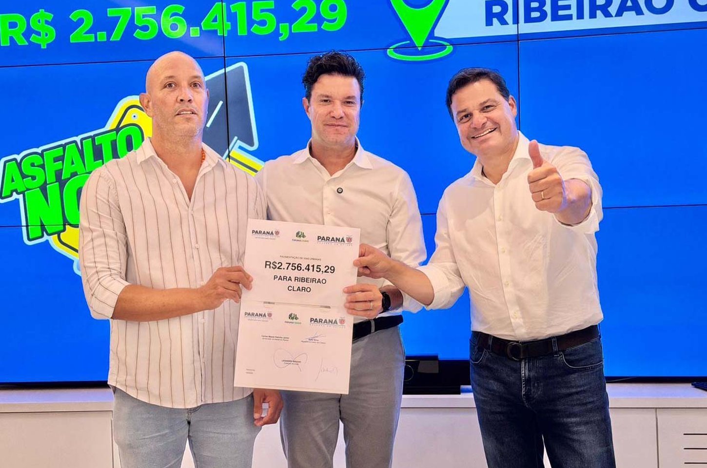 Paraná libera R$ 70,6 milhões para pavimentação em municípios