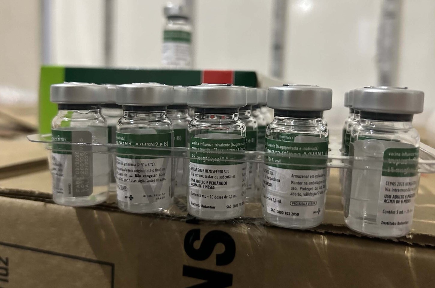 Paraná recebe 332 mil doses de vacina contra a gripe para início da campanha