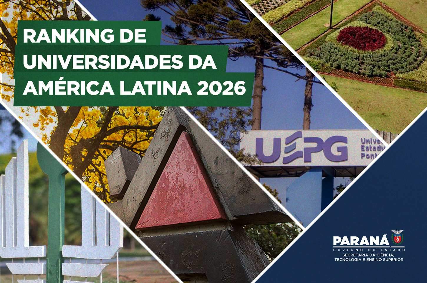 Paraná se destaca com sete universidades entre as melhores da América Latina