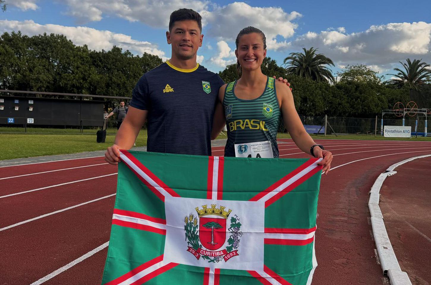 Plataforma curitibana impulsiona carreira de atleta do pentatlo moderno