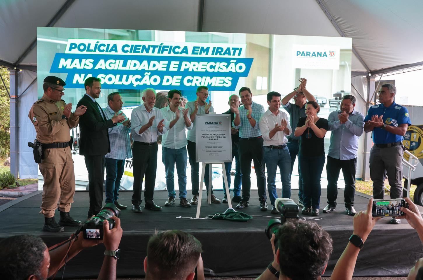 Polícia Científica inaugura posto avançado em Irati para atender 11 cidades