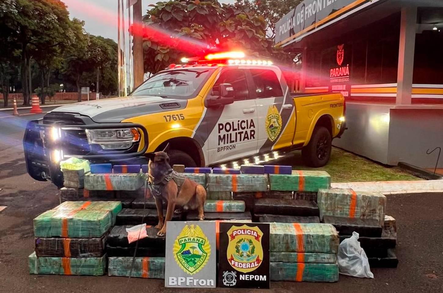 Polícia Militar apreende quase três toneladas de drogas no Oeste do Paraná
