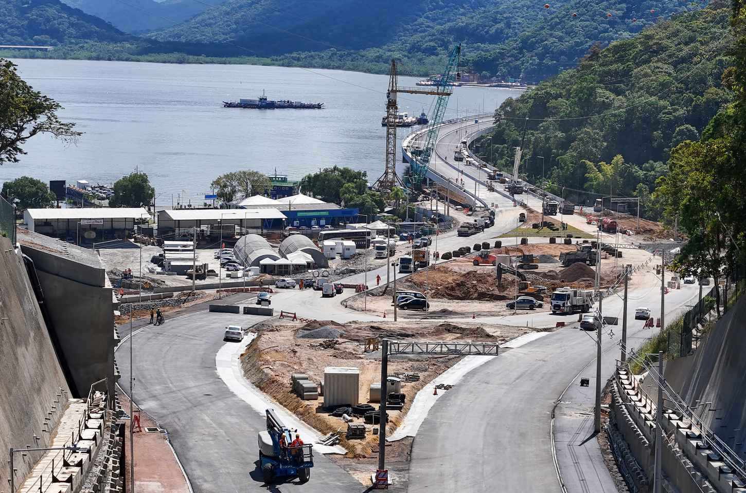 Ponte de Guaratuba entra na reta final para inauguração no dia 29