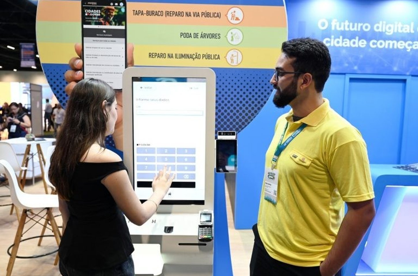 Poupatempo Digital no Congresso de Municípios: serviços públicos na ponta dos dedos