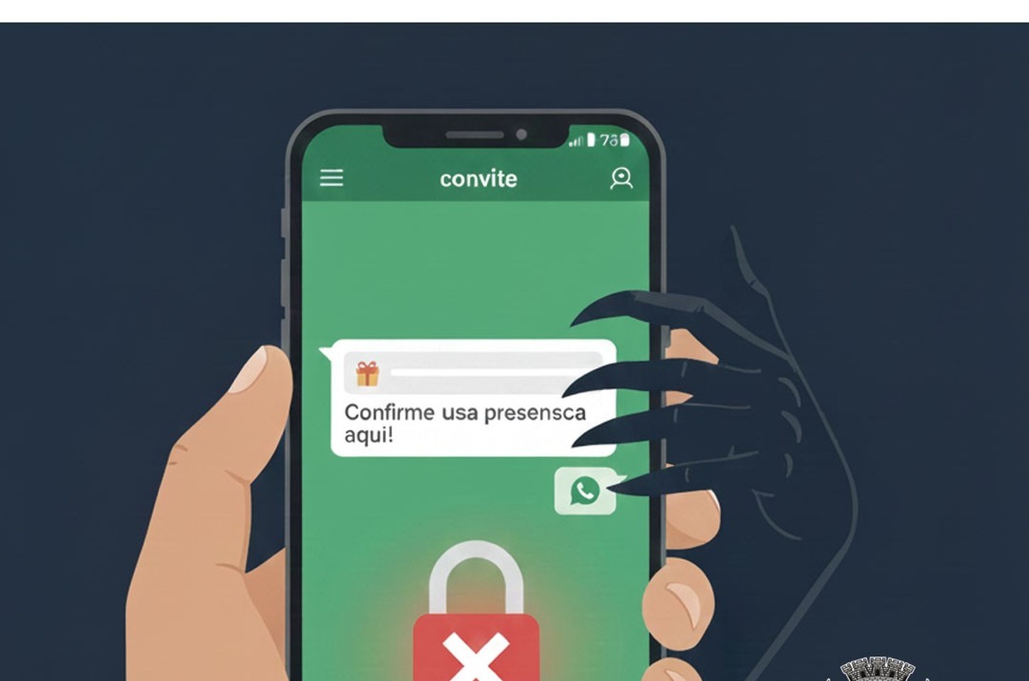 Prefeitura de Apucarana alerta população sobre golpe que usa falso convite para clonar WhatsApp