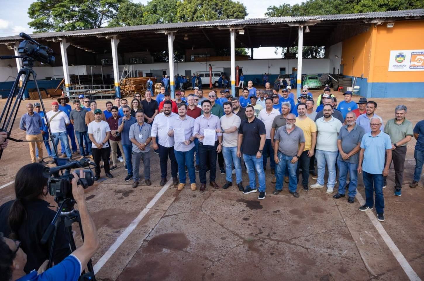 Prefeitura de Apucarana inicia obras de refeitório e área de repouso para servidores