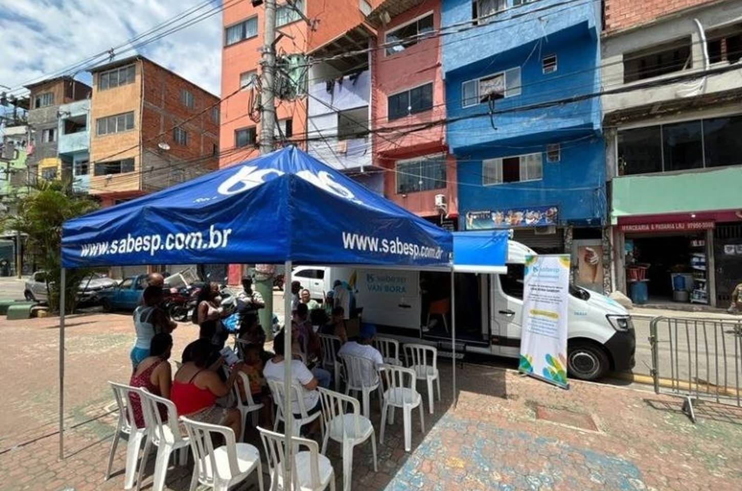 Sabesp prorroga atendimento móvel em Paraisópolis por mais uma semana
