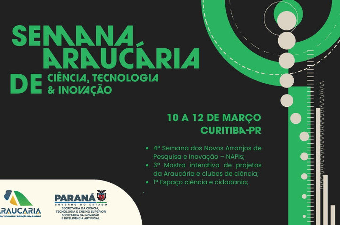 Semana Araucária de CT&I debate ciência e lança R$ 31,7 milhões em editais