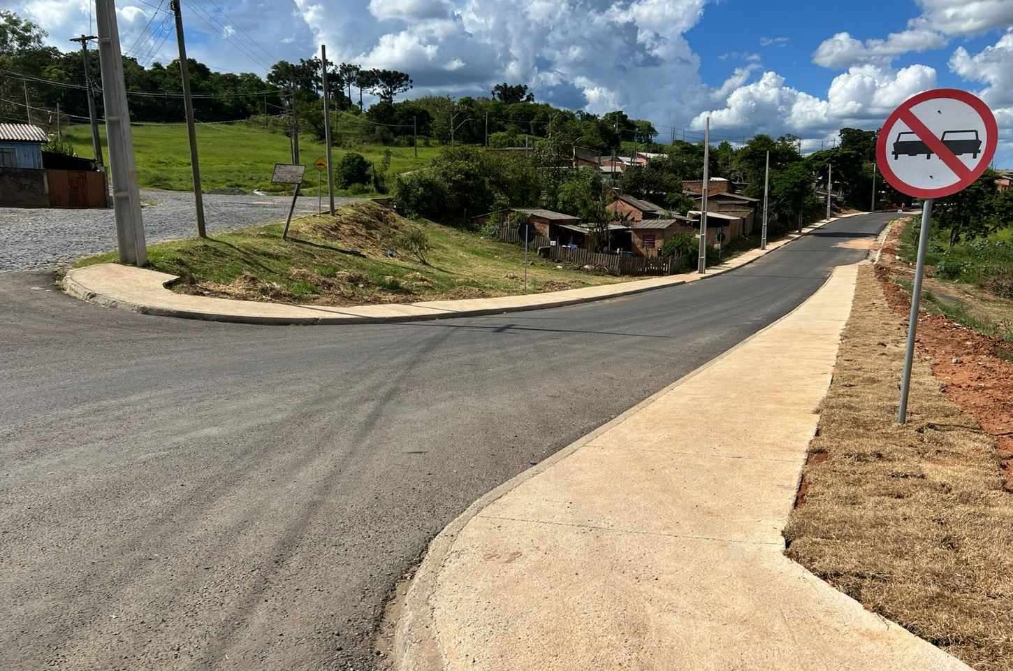 Sengés conclui pavimentação de trecho urbano da PR-151 com investimento de R$ 3,3 milhões