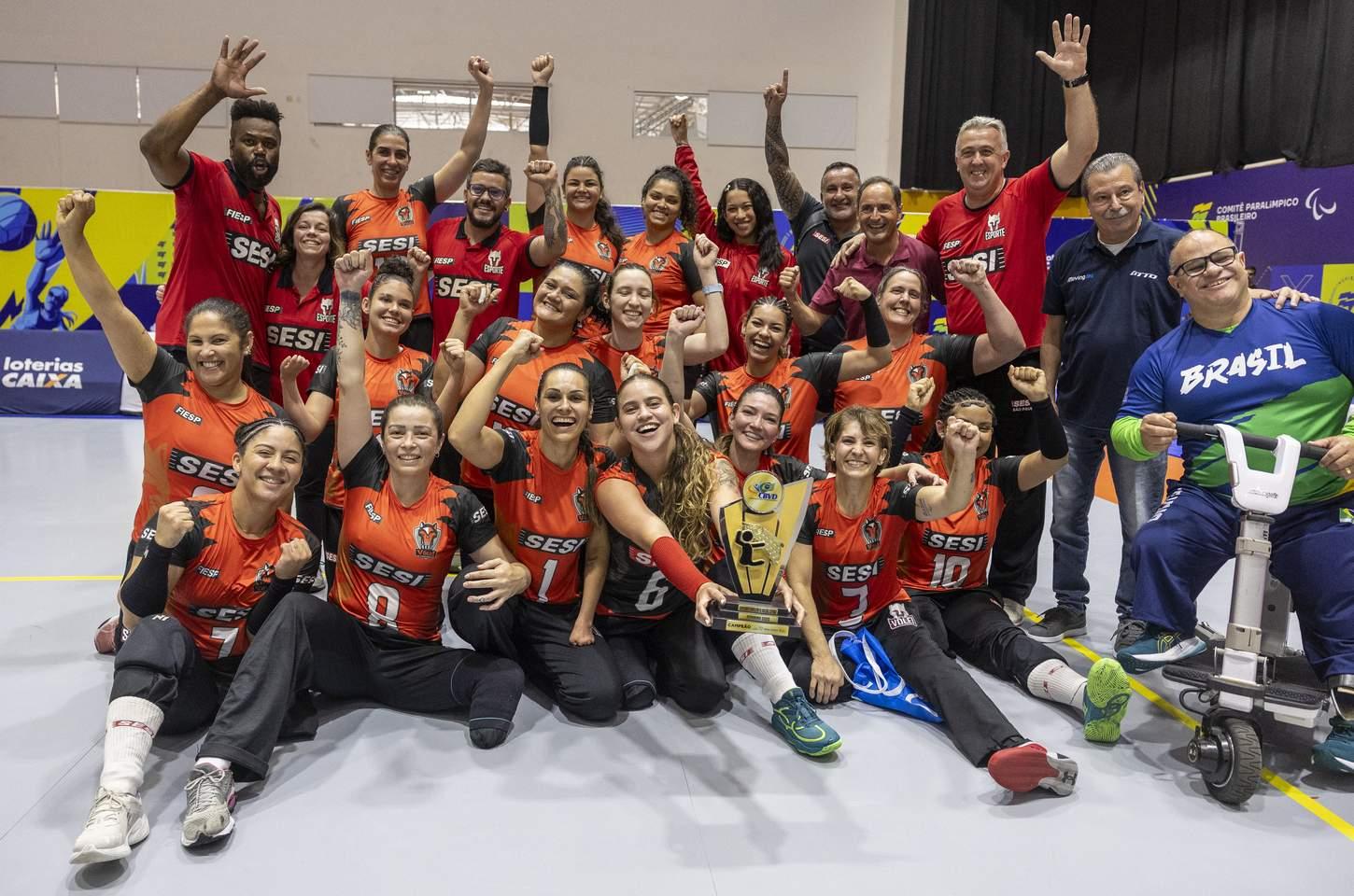 Sesi-SP conquista 19º título do Brasileiro de vôlei sentado feminino
