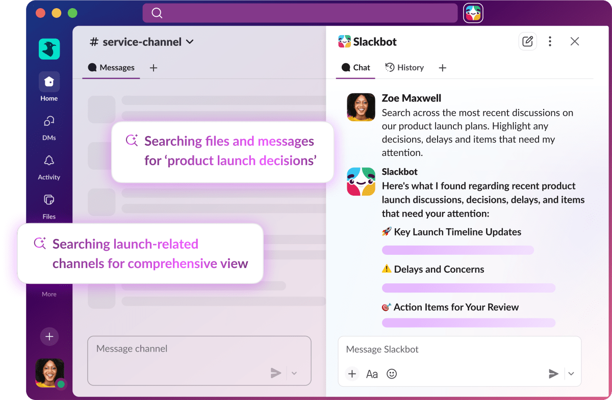 Slackbot vira agente de IA: Salesforce aposta em assistente viral como ChatGPT