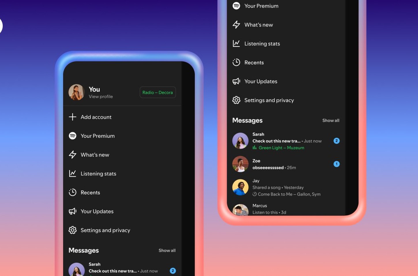 Spotify amplia recursos sociais com atividade em tempo real e Jams via Mensagens