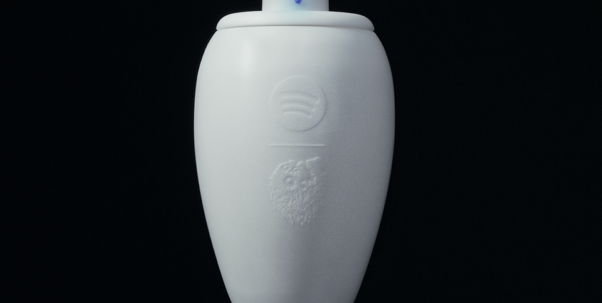 Spotify e Liquid Death lançam caixão Bluetooth para playlist eterna