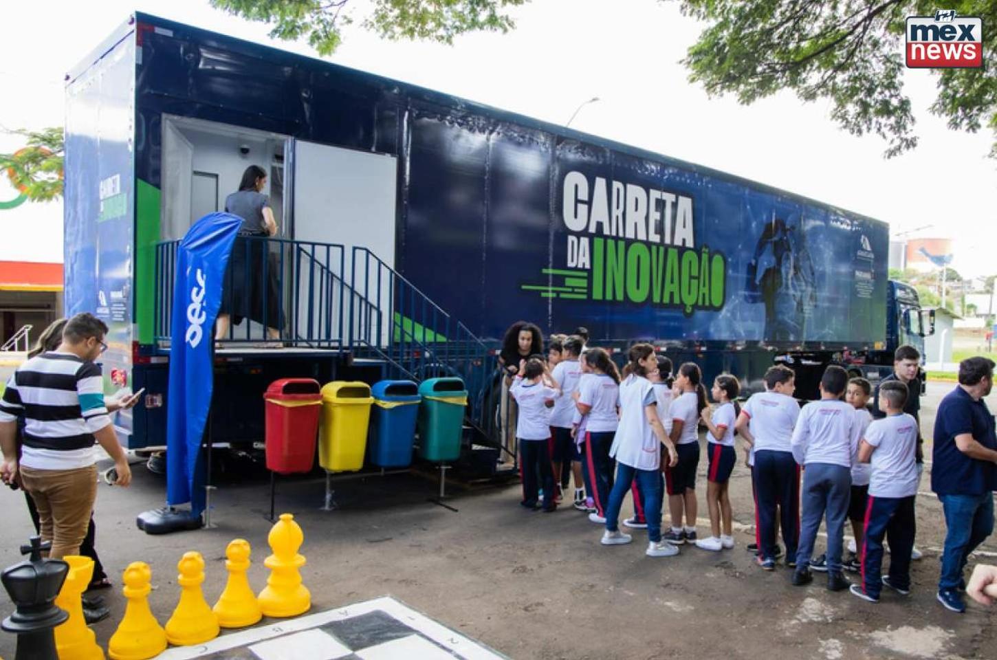 Tecnologia e criatividade sobre rodas: Carreta da Inovação chega a Apucarana