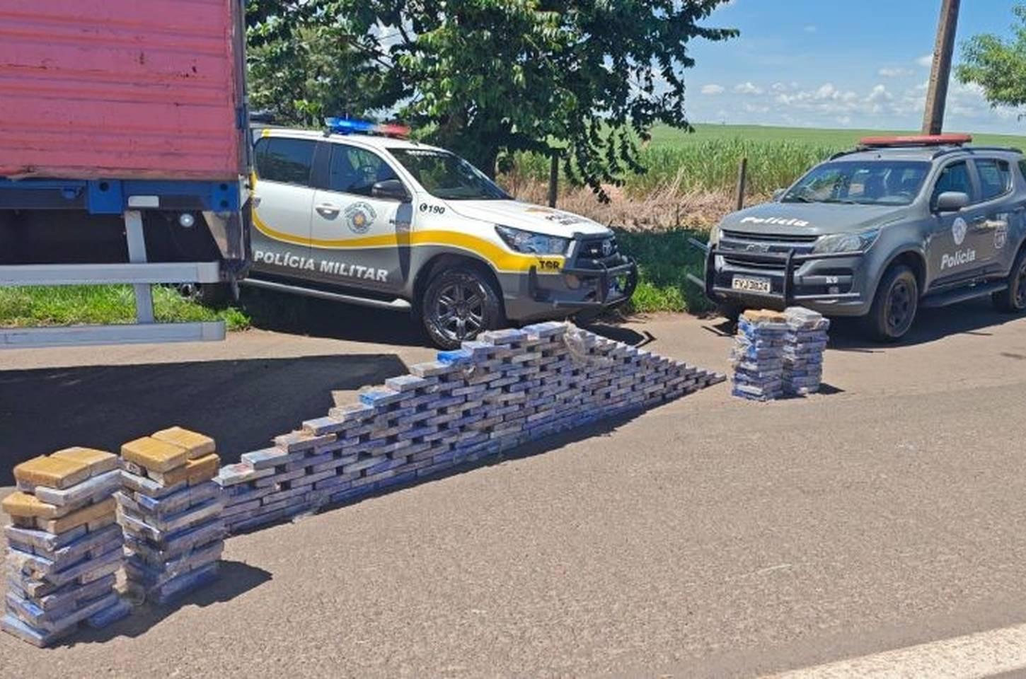 Traficante é preso com 258 quilos de cocaína em Ourinhos, SP