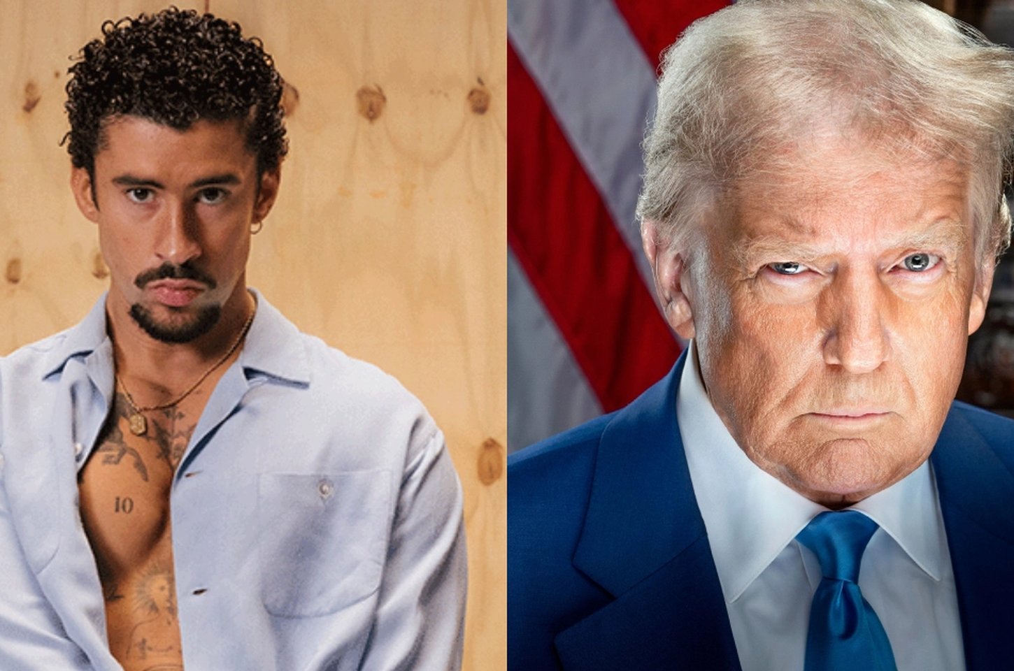 Trump critica Bad Bunny e Green Day, mas diz que não irá ao Super Bowl por distância