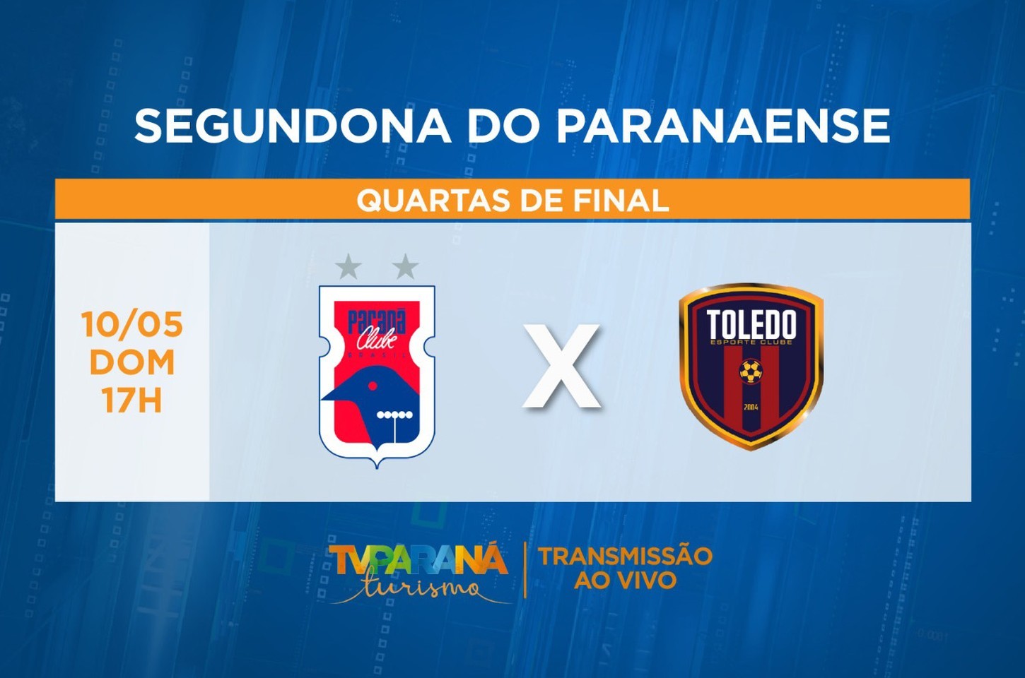 TV Paraná Turismo transmite duelo decisivo entre Paraná Clube e Toledo na Segundona
