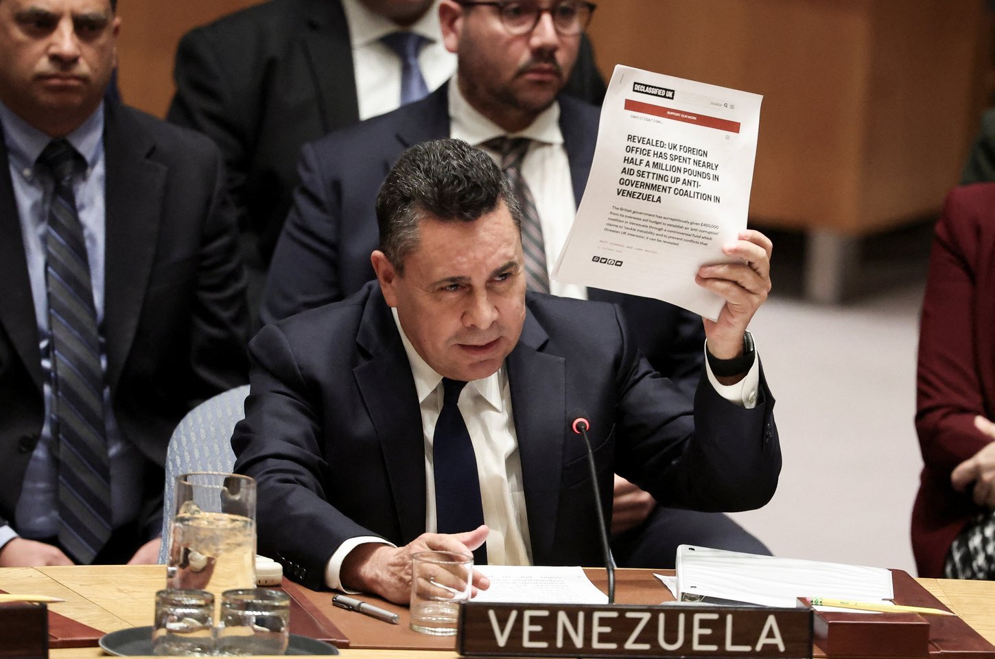 Venezuela pede ao Conselho de Segurança da ONU condenação clara aos EUA