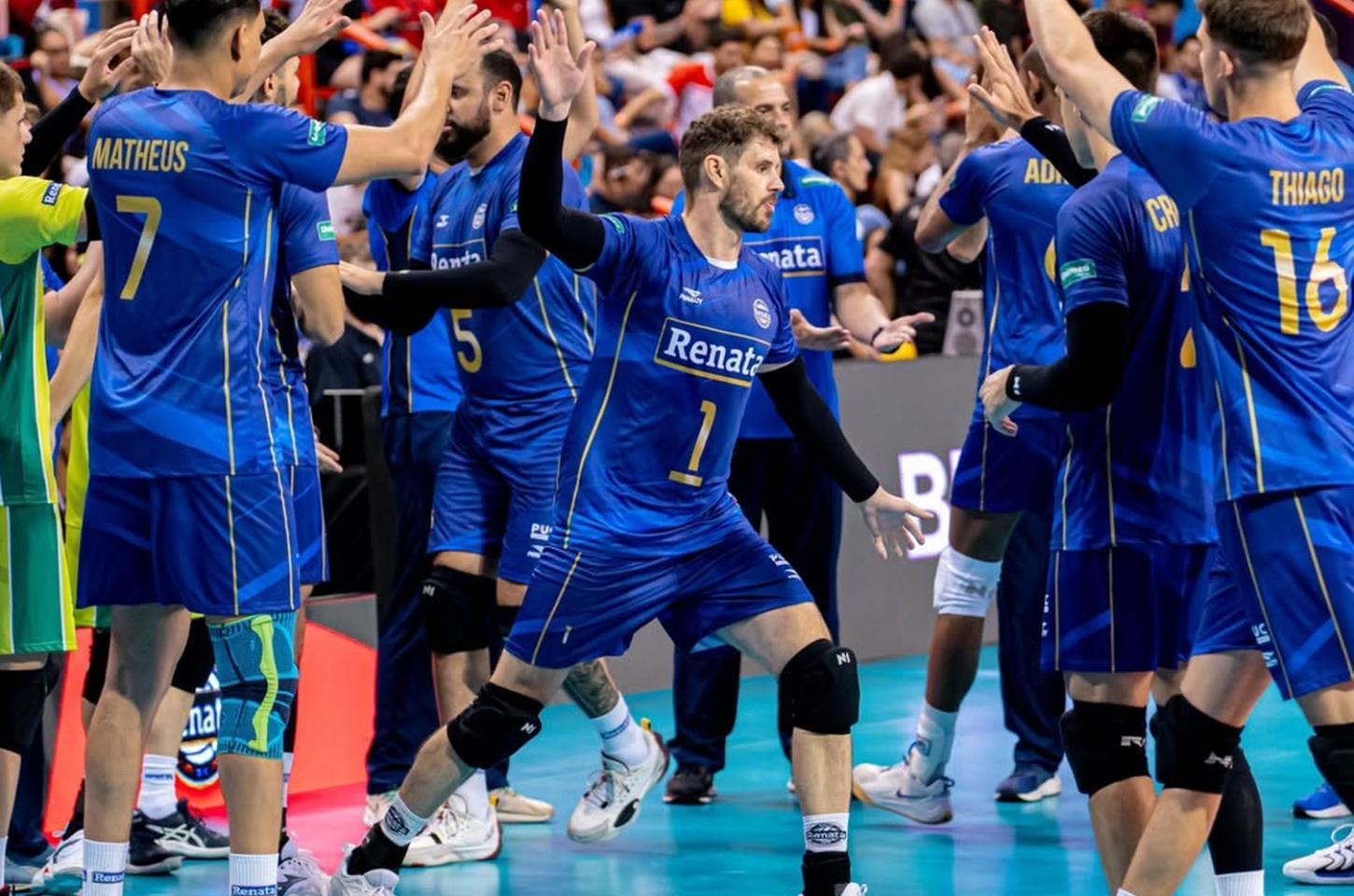 Vôlei Renata encara o Perugia na semifinal do Mundial de Clubes em Belém